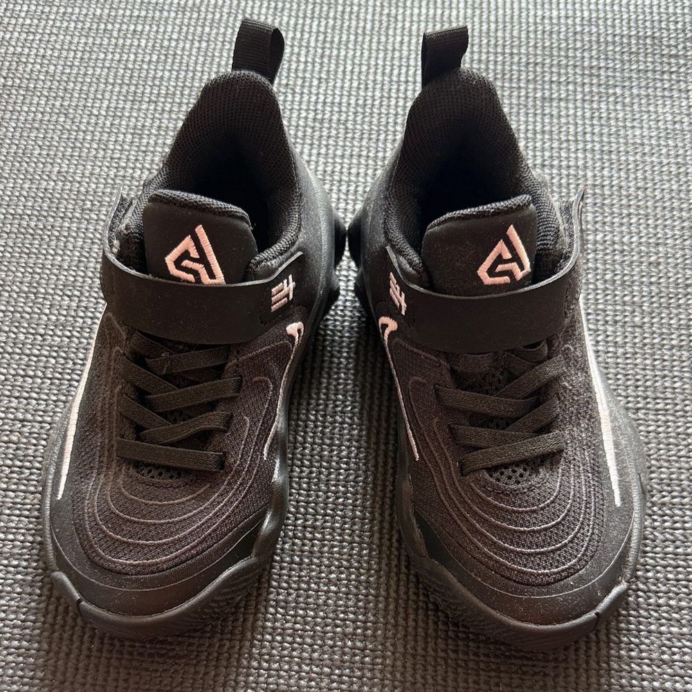 Nike Kids Black Sneakers with White Details